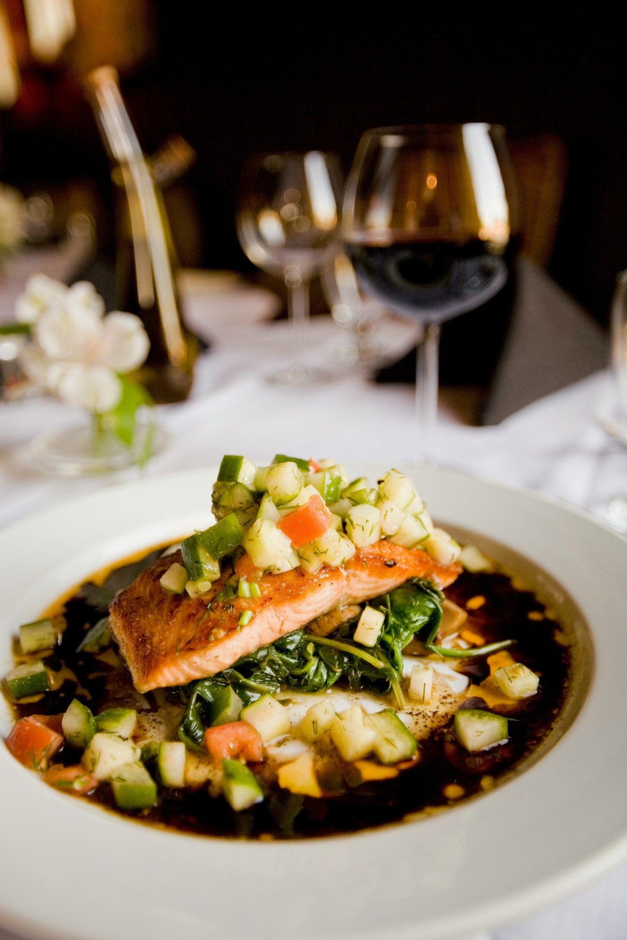 Salmone alle Erbe Mediterranee