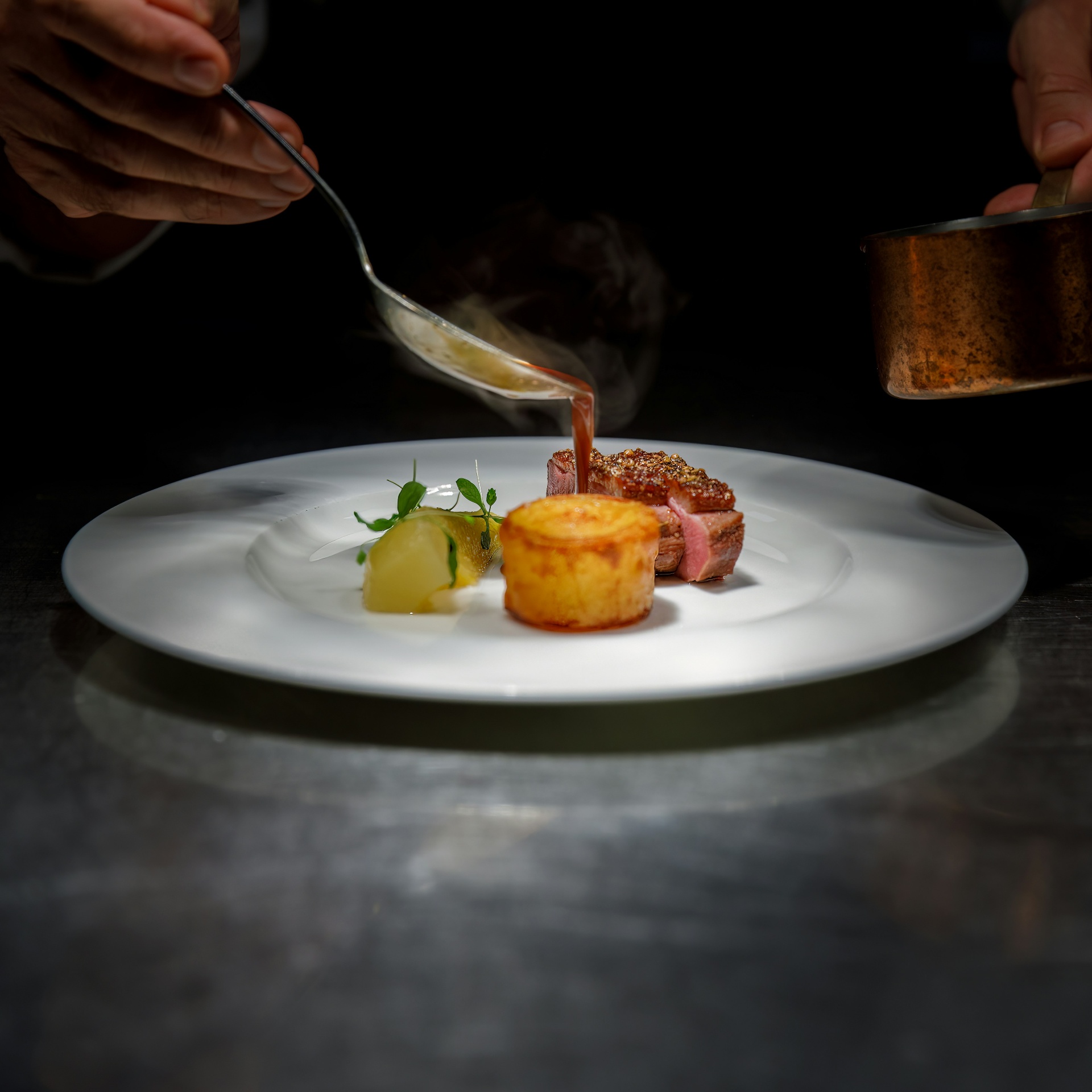 Petto d'Anatra al Pepe Rosa